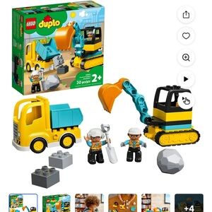 LEGO DUPLO Yellow and Blue Construction Set